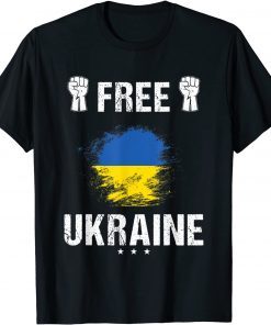 Free Ukraine Support Ukraine Tee Shirts