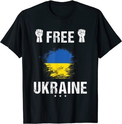 Free Ukraine Support Ukraine Tee Shirts