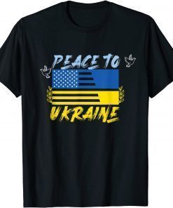 Peace to ukraine pride UKRAINIAN ROOTS, support ukraine flag TShirt