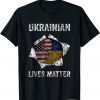 2022 Ukraine Ukrainian Flag Ukrainians flag Tee Shirts