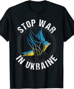Stop war in Ukraina Support Ukraine I Stand With Ukraine ,No War Tee Shirts