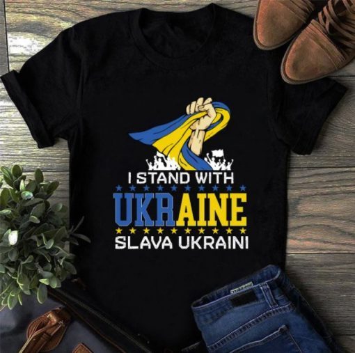 2022 Support Ukraine I Stand With Ukraine TShirt