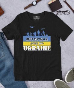Stop The War In Ukraine, No War Support Peace, Defend Ukrainians Unisex TShirt