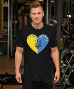 Love Ukraine, I Stand With Ukraine, Ukraine, Ukraine Flag, Ukrainian Flag T-Shirt