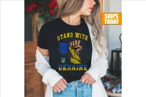 I Stand with Ukraine, I am with ukraine, Puck Futin Tee Shirt
