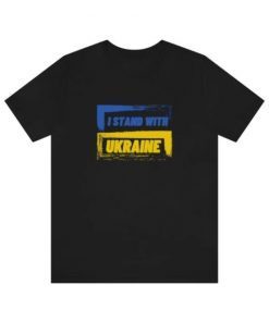 T-Shirt I Stand With Ukraine, Ukraine Support Peace