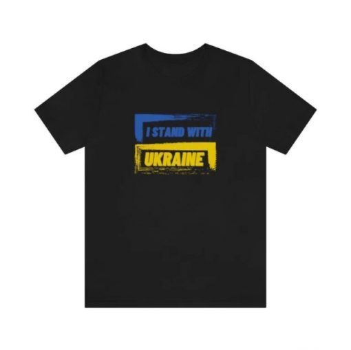 T-Shirt I Stand With Ukraine, Ukraine Support Peace