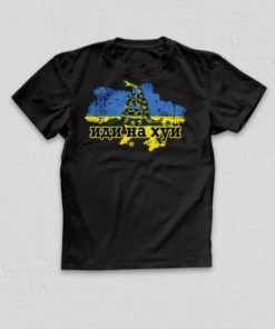 Classic Russian Warship Go Fuck Yourself Snake Flag T-Shirt