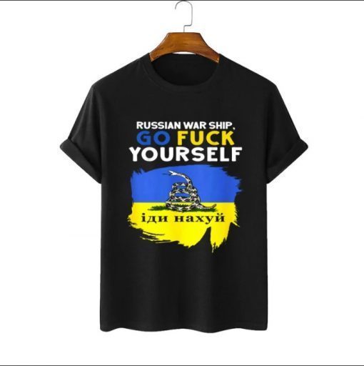 Official Russian Warship Go Fuck Yourself , Ghost of Kyiv Tee Shirts