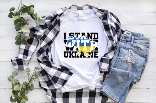 Shirt I stand with Ukraine tee, Support Ukraine