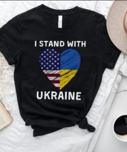 Ukrainian flag Clays, Support Ukraine, I Stand with Ukraine TShirt