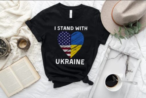Ukrainian flag Clays, Support Ukraine, I Stand with Ukraine TShirt