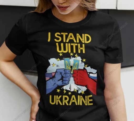 TShirt I Stand With Ukraine, Supporting Ukraine