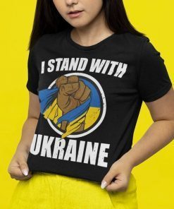 Ukrainian Flag I Stand With Ukraine ,Free Ukraine T-Shirt