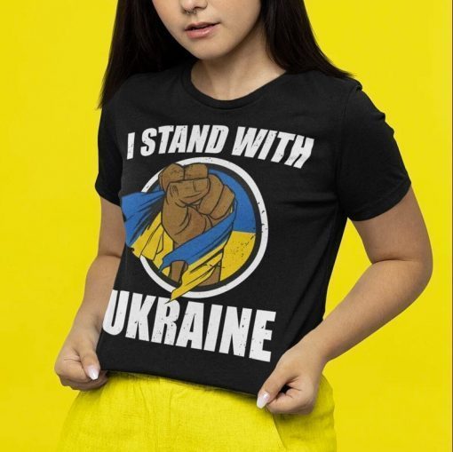 Ukrainian Flag I Stand With Ukraine ,Free Ukraine T-Shirt