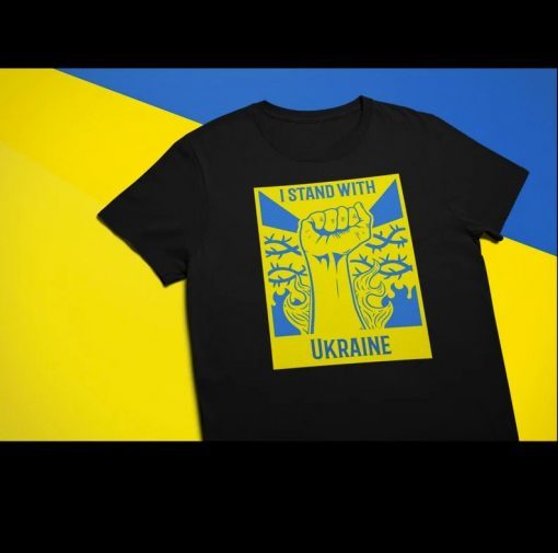 I Stand With Ukraine, Anti Putin Official TShirt