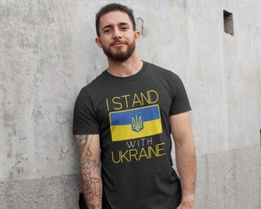 2022 Vintage I Stand With Ukraine, Pray For Ukraine, Ukraina Support T-Shirt