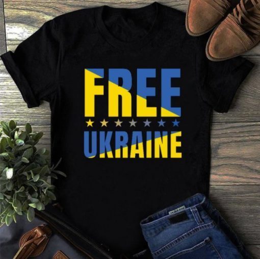 Love Ukraine, Free Ukraine I Stand With Ukraine Shirt