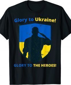T-Shirt Glory to Ukraine! Glory to the heroes! Support Ukraine