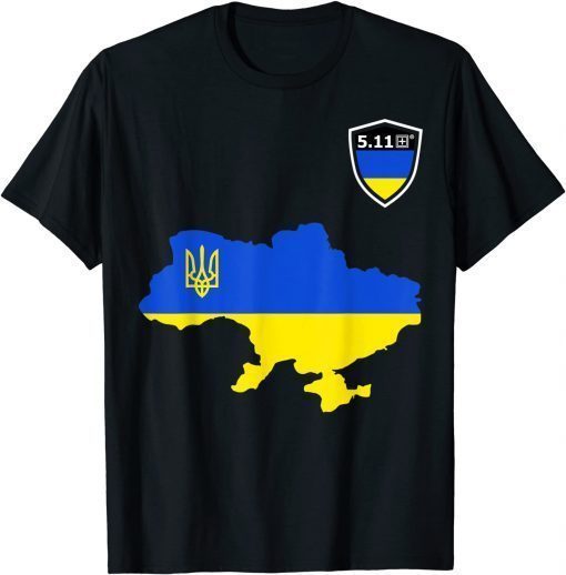 5.11 Ukraine Flag Support Ukraine W Stand With Ukraine Unisex Shirt