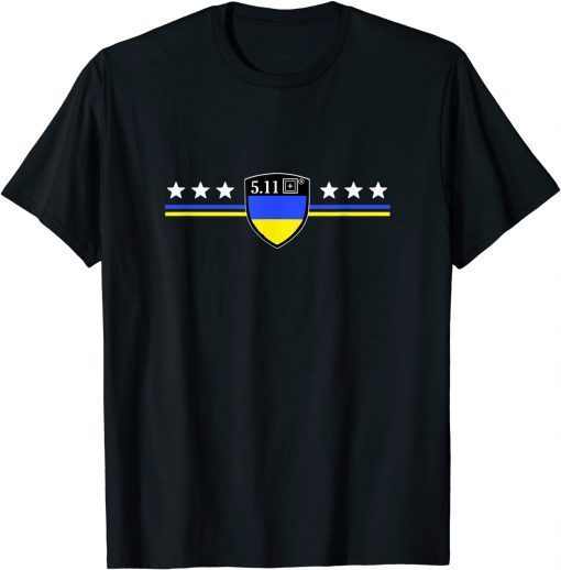 5.11 Ukraine Flag President Zelensky Official TShirt