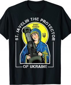 T-Shirt St. Javelin The Protector Of Ukraine Vintage Retro