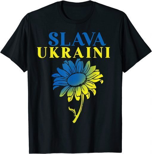 T-Shirt Slava Ukraini Sunflower Ukraine Gift