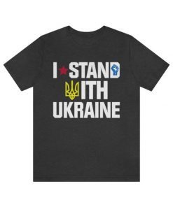 Stand with Ukraine Design, I Stand With Ukraine, Ukraine, Ukrainian, Support Ukraine Classic TShirt