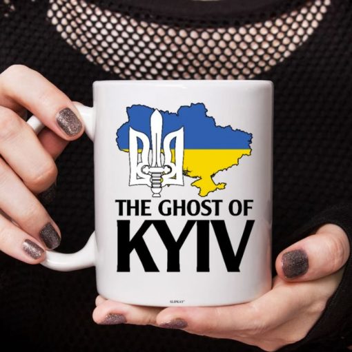 Mug The Ghost Of Kyiv, Stand With Ukraine, Support Ukraine 2022