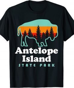 Antelope Island State Park Bison Great Salt Lake Utah T-Shirt