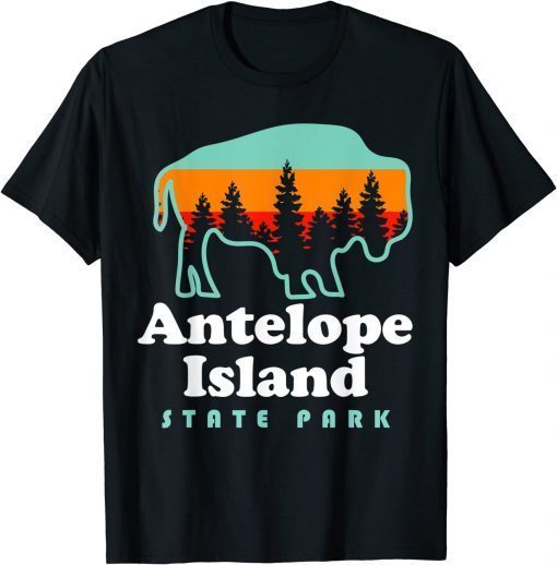 Antelope Island State Park Bison Great Salt Lake Utah T-Shirt