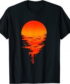 Camping Beautiful Summer Tropical Beach Sunset Sunrise Classic Shirt