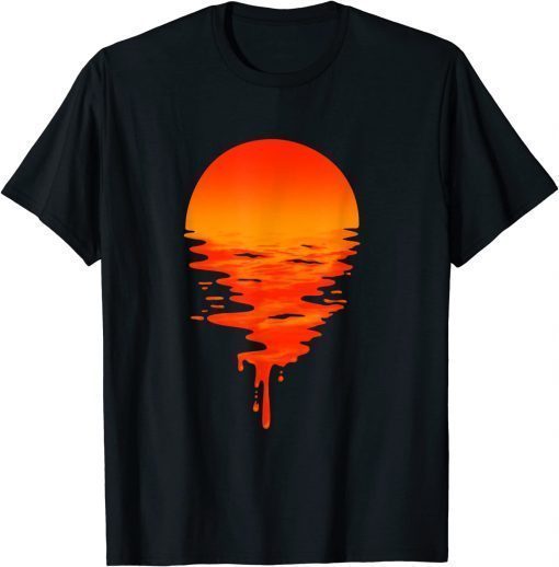 Camping Beautiful Summer Tropical Beach Sunset Sunrise Classic Shirt