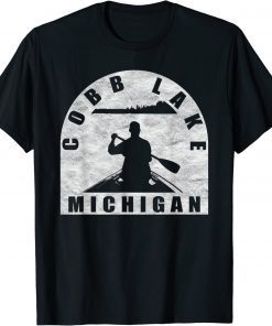 Cobb Lake Canoeing Michigan Limited Shirt