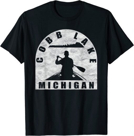 Cobb Lake Canoeing Michigan Limited Shirt