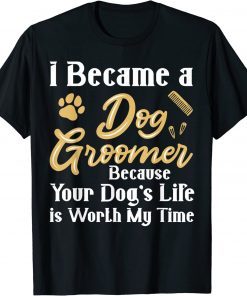 Dog Groomer Dog Grooming Limited Shirt