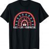 Peace Love Venipuncture Phlebotomist Phlebotomy Tech Rainbow Classic Shirt