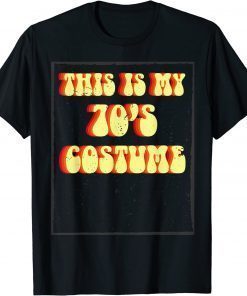 Retro This is My 70's Costume Groovy Peace Halloween Limited Shirt