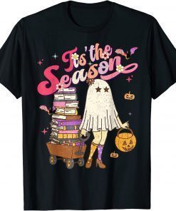 Tis' the Season Pumpkin Boo 60s 70s Hippie Halloween Costume Limited Shirt