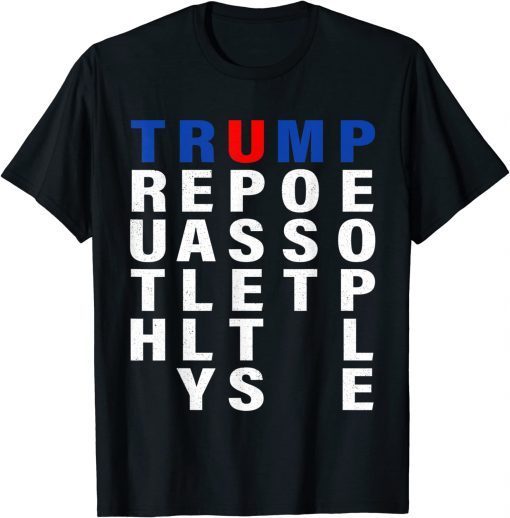 Trump Truth Really Upset Most People Trump 2024 America Flag Classic Shirt