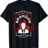 Dark Brandon Rises Funny Pro Biden Saving America USA Flag 2022 T-Shirt