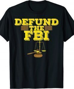 Funny Donald Trump, Defund The FBI Trump Raid 2024 President Political T-Shirt