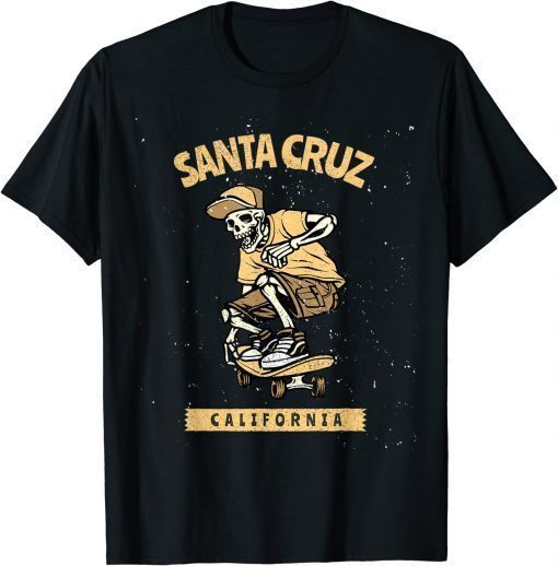 Old School Skater Santa Cruz California T-Shirt