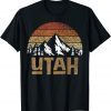 Utah National Parks Mighty 5 Tee Bryce Moab Hiking Camping Tee Shirt
