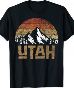 Utah National Parks Mighty 5 Tee Bryce Moab Hiking Camping Tee Shirt
