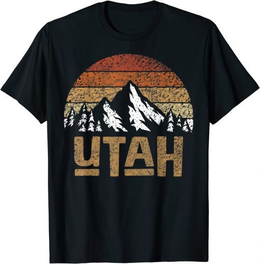 Utah National Parks Mighty 5 Tee Bryce Moab Hiking Camping Tee Shirt