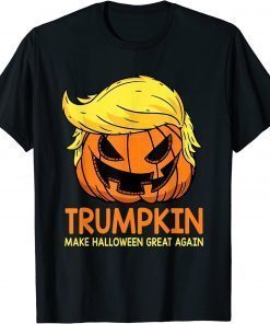 Donald Trump Halloween Costume Trumpkin Pumpkin T-Shirt