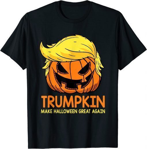 Donald Trump Halloween Costume Trumpkin Pumpkin T-Shirt