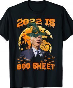 Biden Confused Halloween 2022 Is Boo Sheet T-Shirt