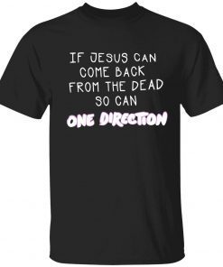 If jesus can come back from the dead so can one direction t-shirt